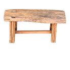 Thai Teak Wood Rustic Bench - Berbere Imports