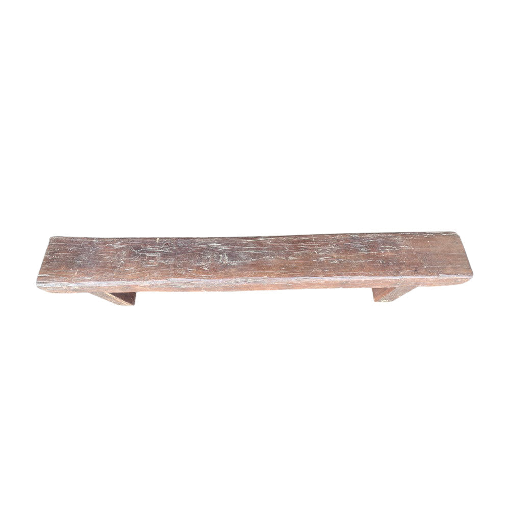 Vintage Wooden Mantle Bench - Berbere Imports