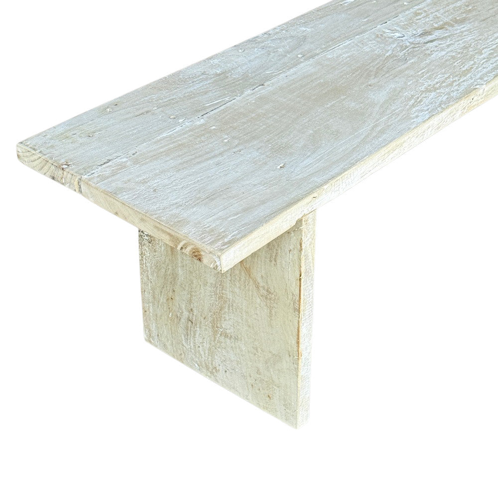 Indian Wooden Bench - Berbere Imports