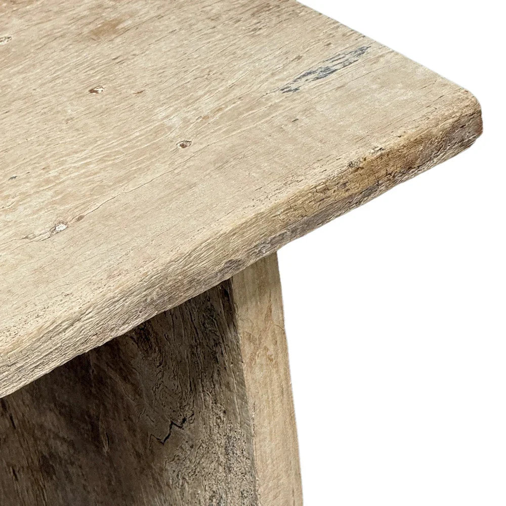 Vintage Indian Wooden Bench - Berbere Imports