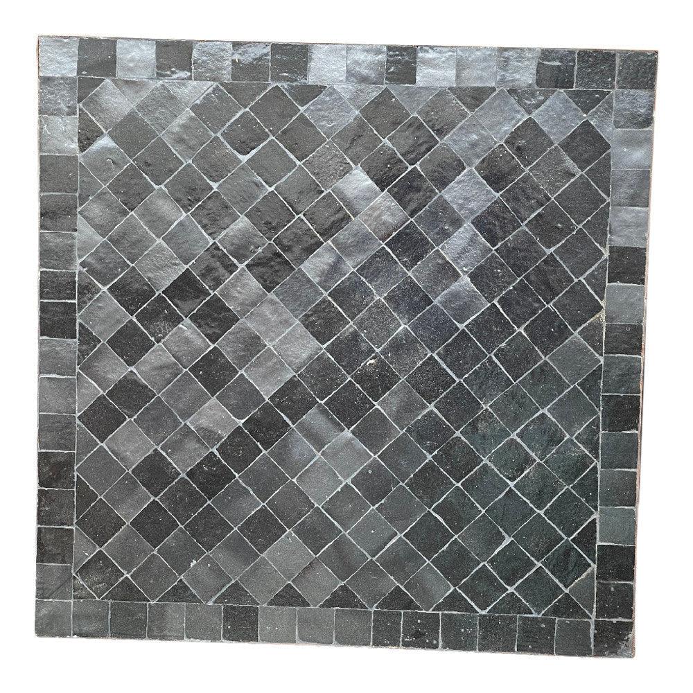Moroccan Ceramic Tile Top - Square - Berbere Imports