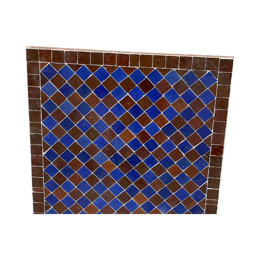 Moroccan Ceramic Tile Top - Rectangle - Berbere Imports