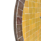 Moroccan Ceramic Tile Top - Round - Berbere Imports