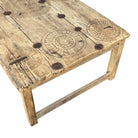 Vintage Indian Carved Wooden Coffee Table - Berbere Imports