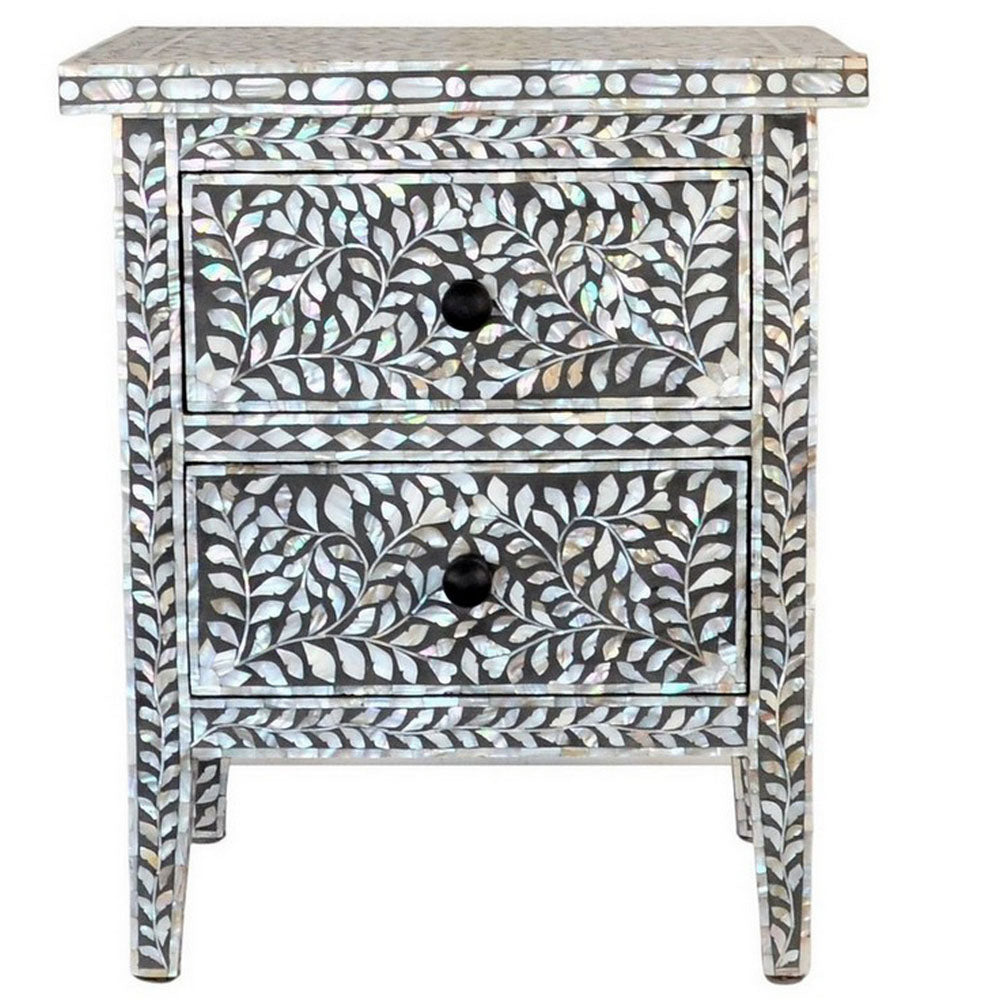 Mother Of Pearl Sidetable - Berbere Imports
