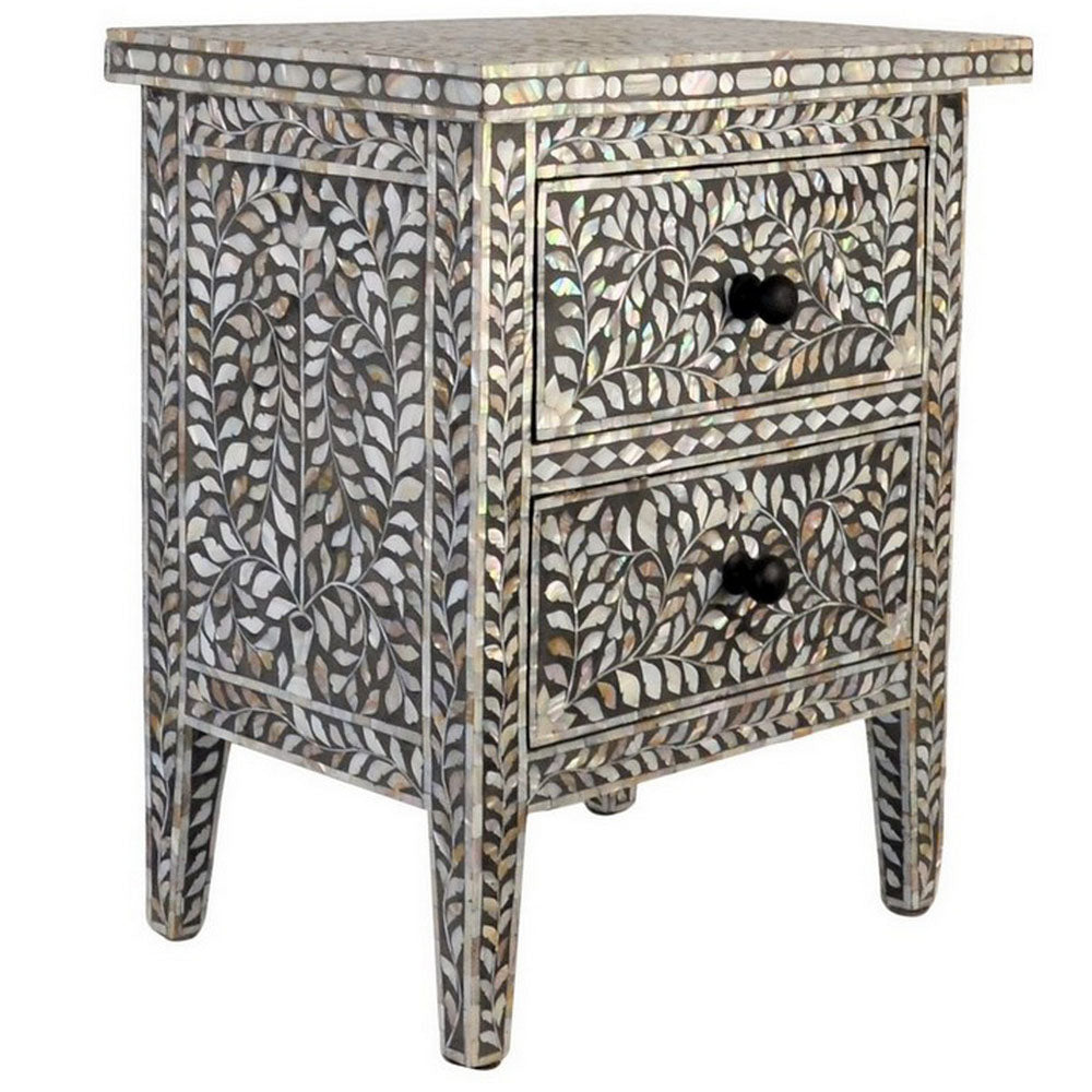 Mother Of Pearl Sidetable - Berbere Imports