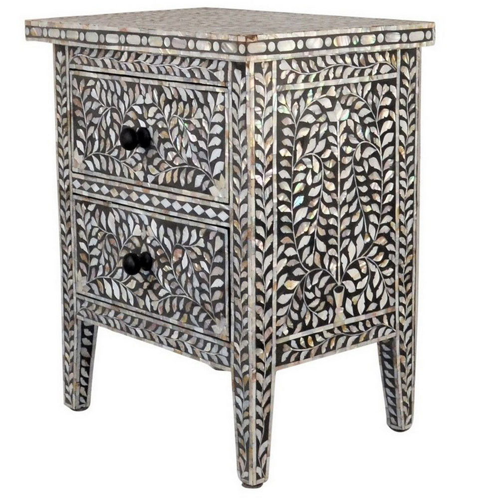Mother Of Pearl Sidetable - Berbere Imports