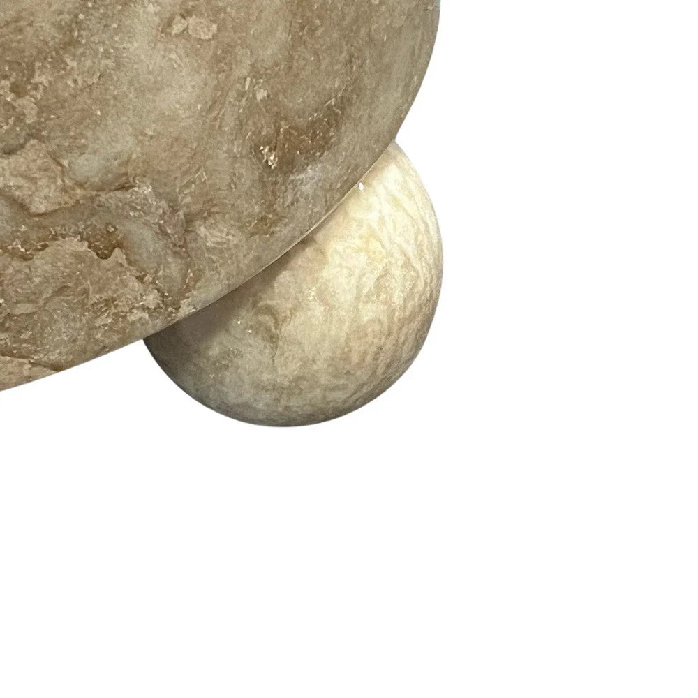Onyx Side Table With Ball Feet - Berbere Imports