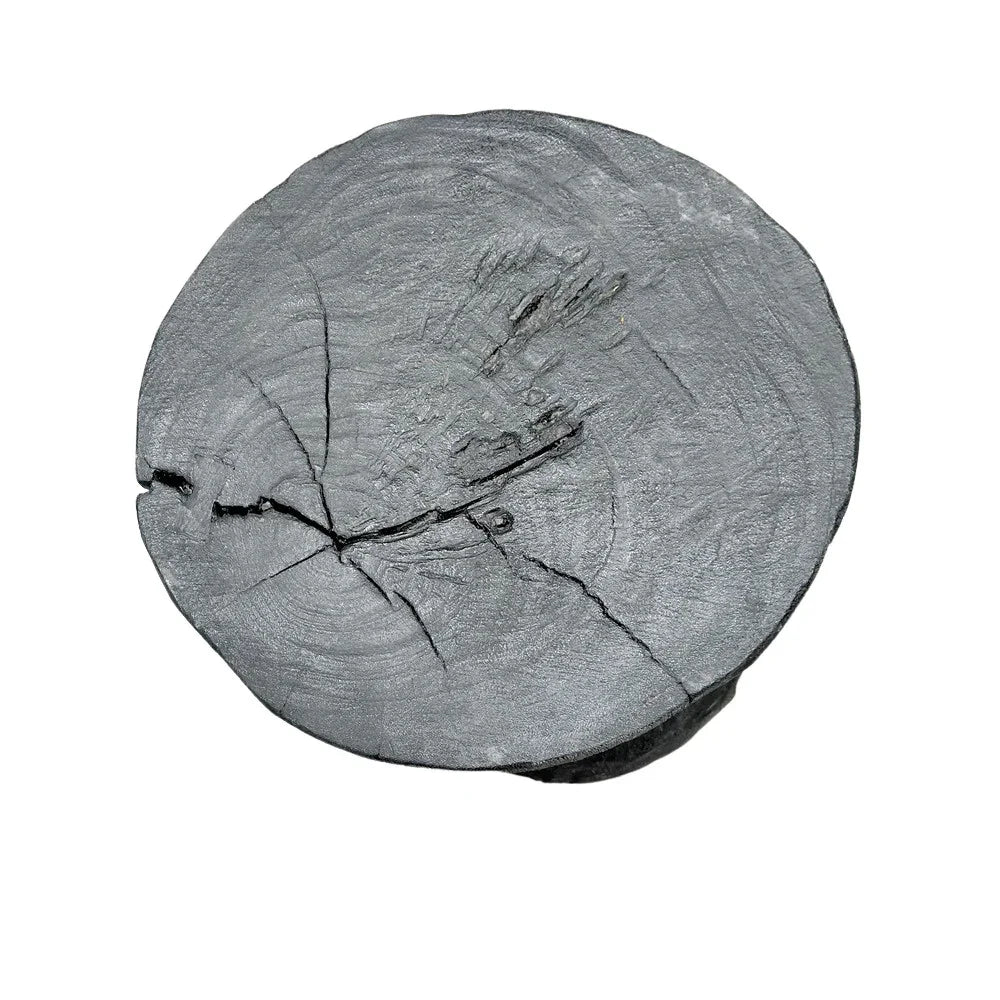 Indonesian Charred Wood Side Table - Berbere Imports