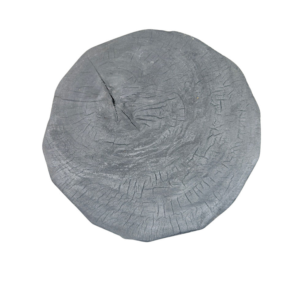 Indonesian Charred Wood Side Table - Berbere Imports