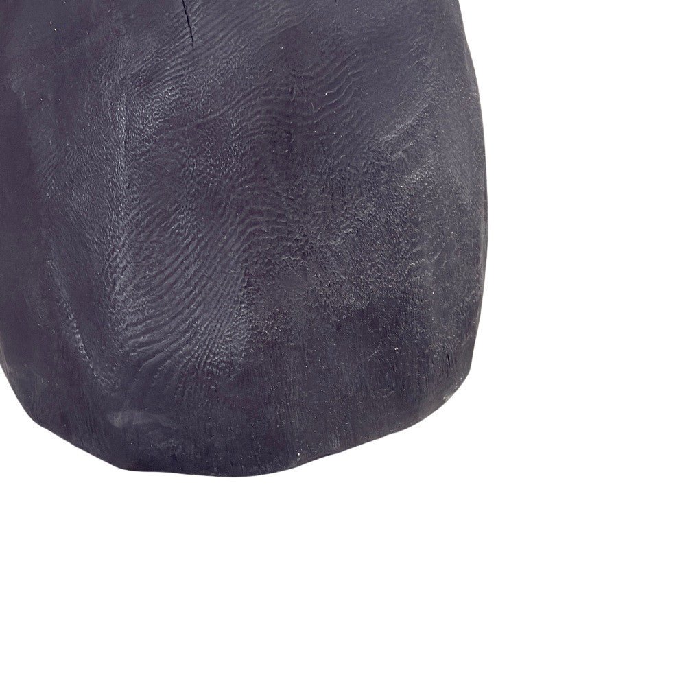 Indonesian Charred Wood Side Table - Berbere Imports