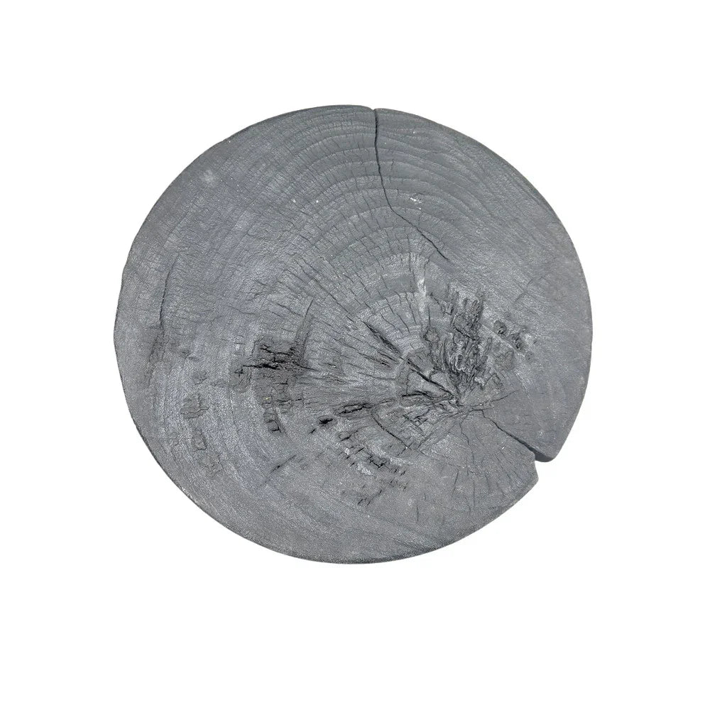 Indonesian Charred Wood Side Table - Berbere Imports