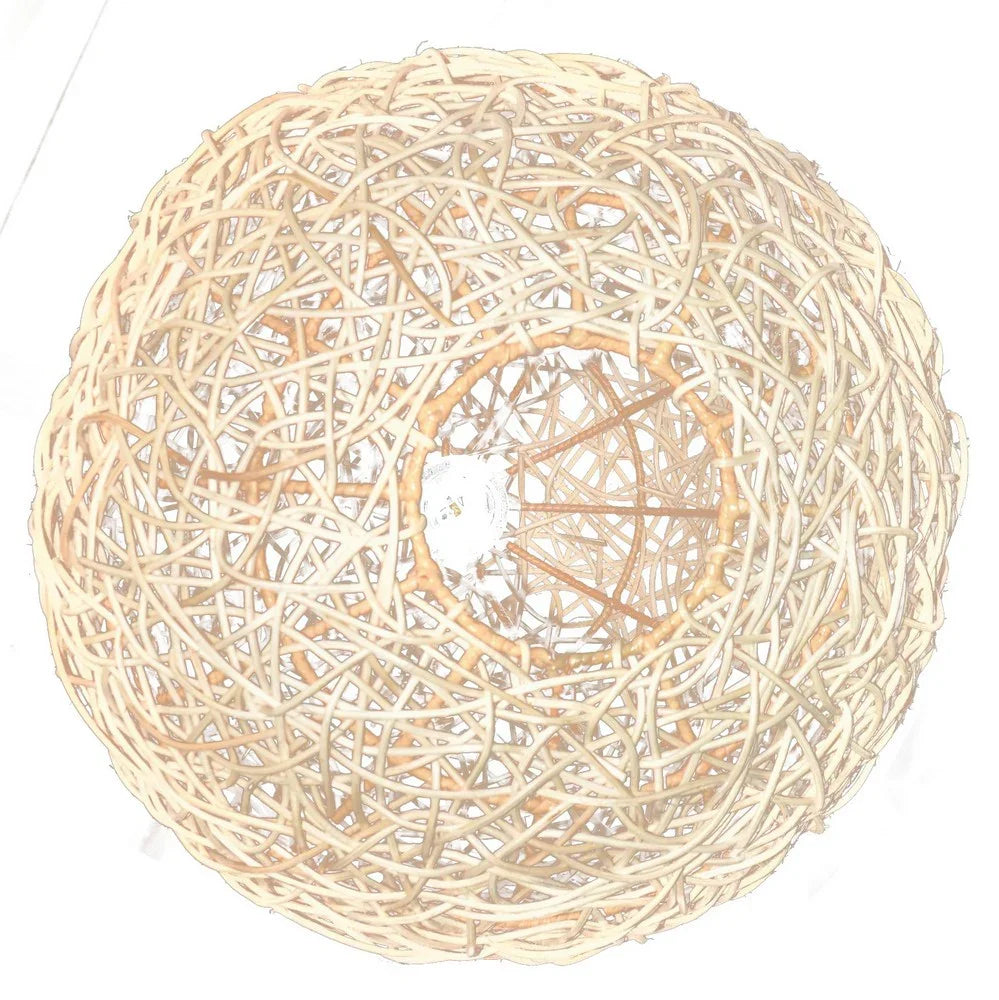 Thai Faux Rattan Lantern - Berbere Imports