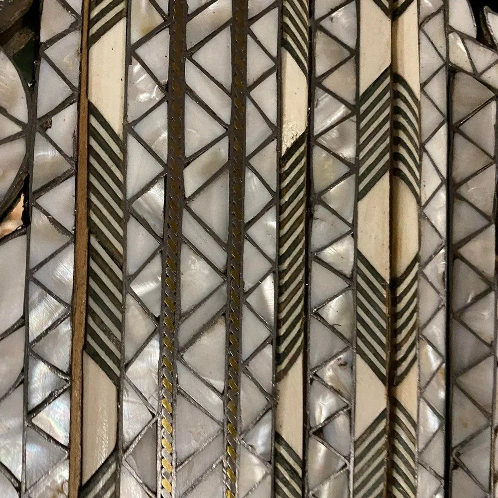 Syrian Mother Of Pearl Mirror - Berbere Imports