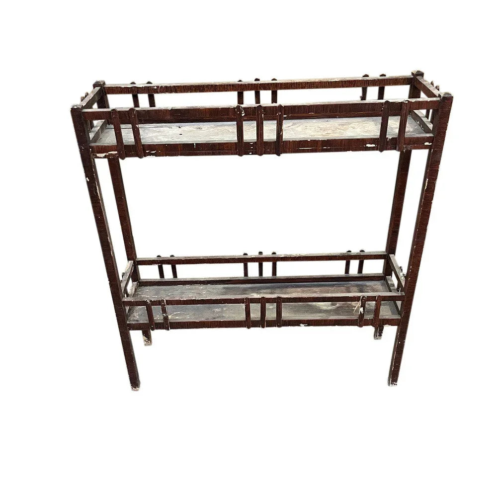 Vintage Wooden Flower Stand - Berbere Imports