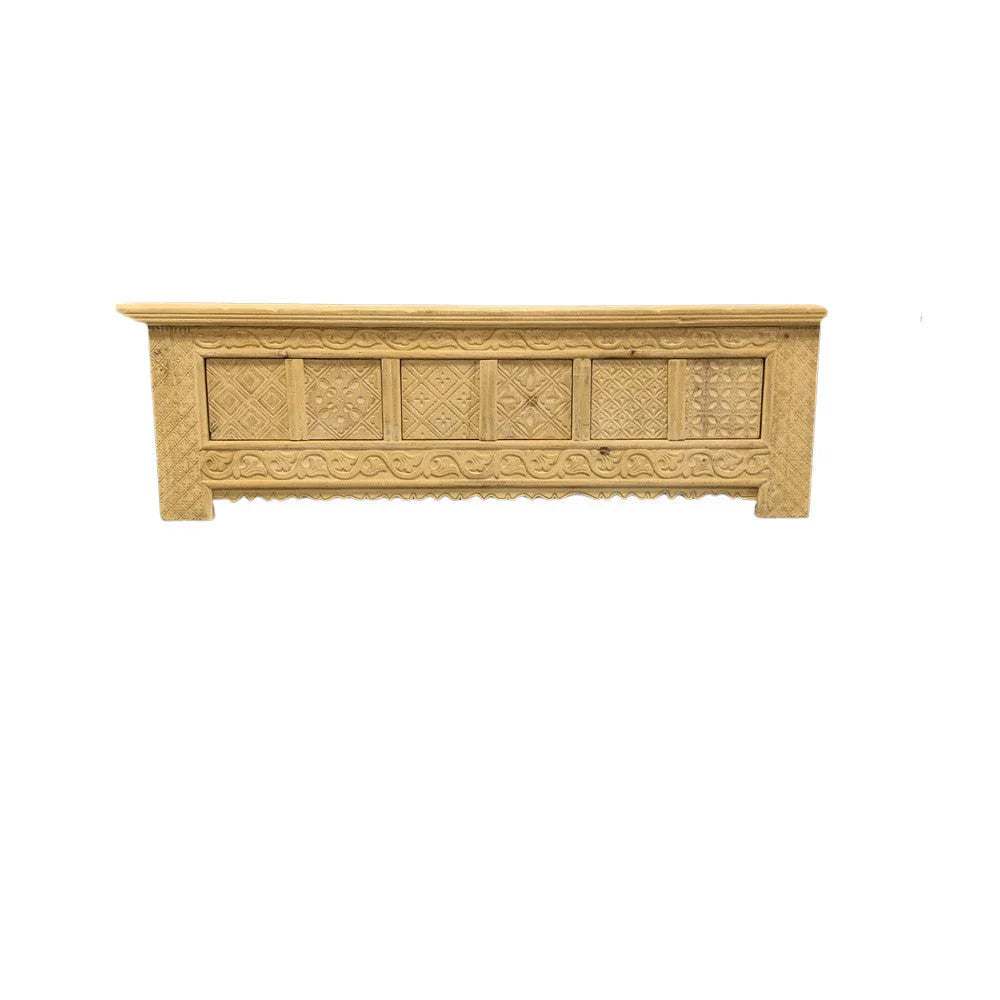 Low Carved Cabinet - Berbere Imports