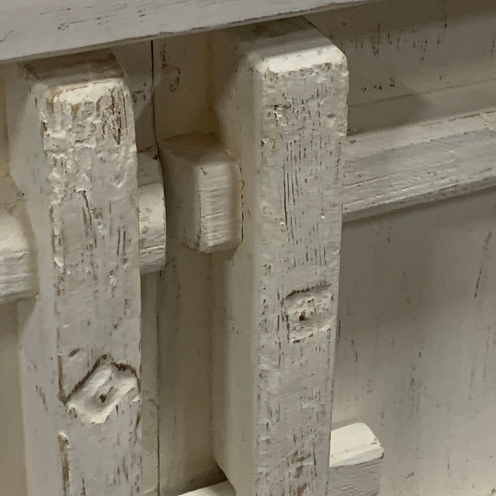 Elm Wood 4-Door Sideboard - Berbere Imports