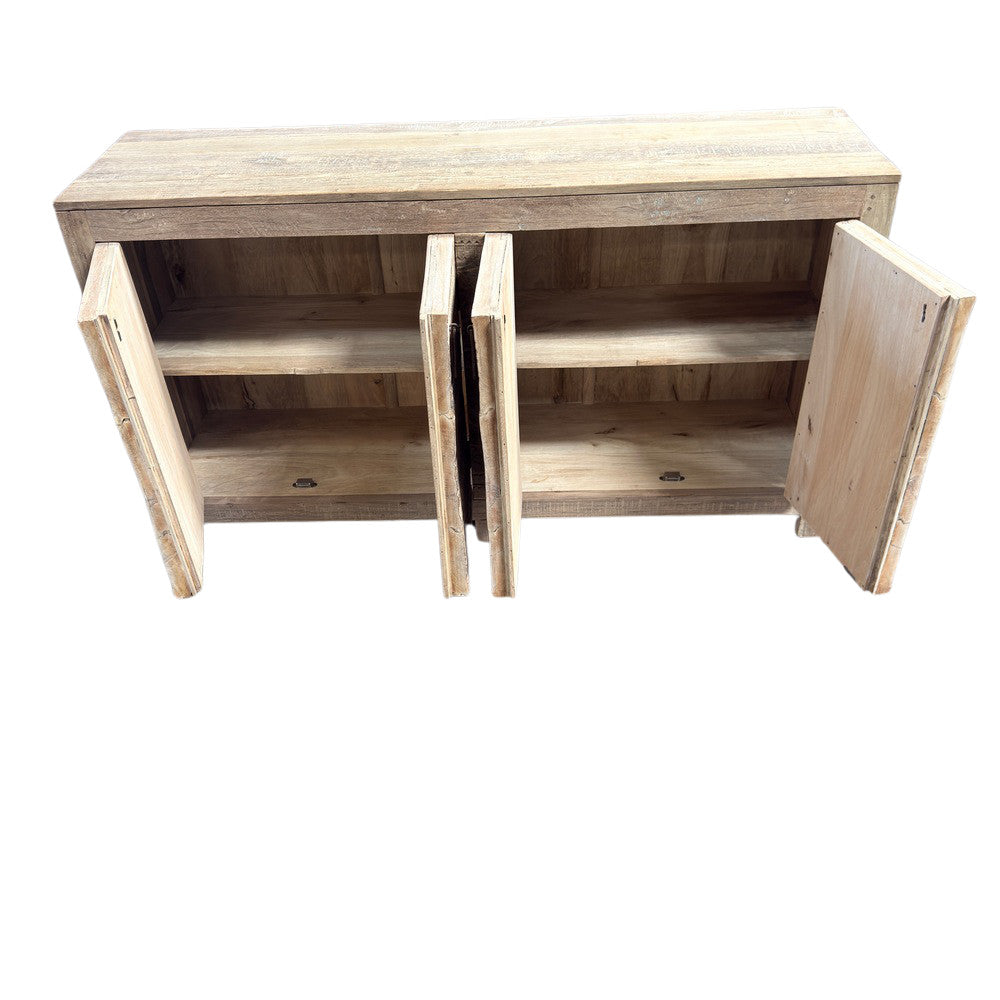 Indian 4-Door Wooden Sideboard - Berbere Imports