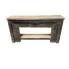 Vintage Indian Carved Wooden Console - Berbere Imports