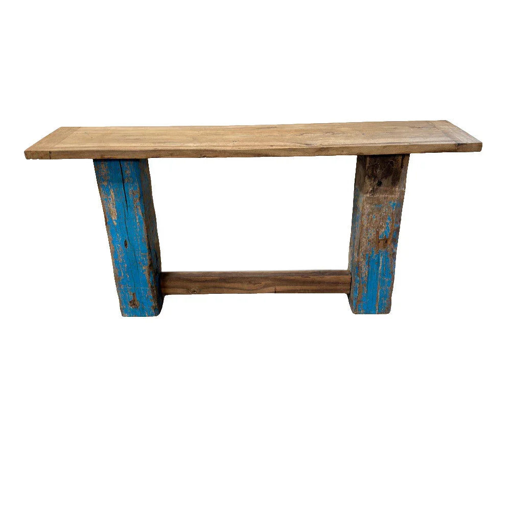 Vintage Indian Wooden Console - Berbere Imports