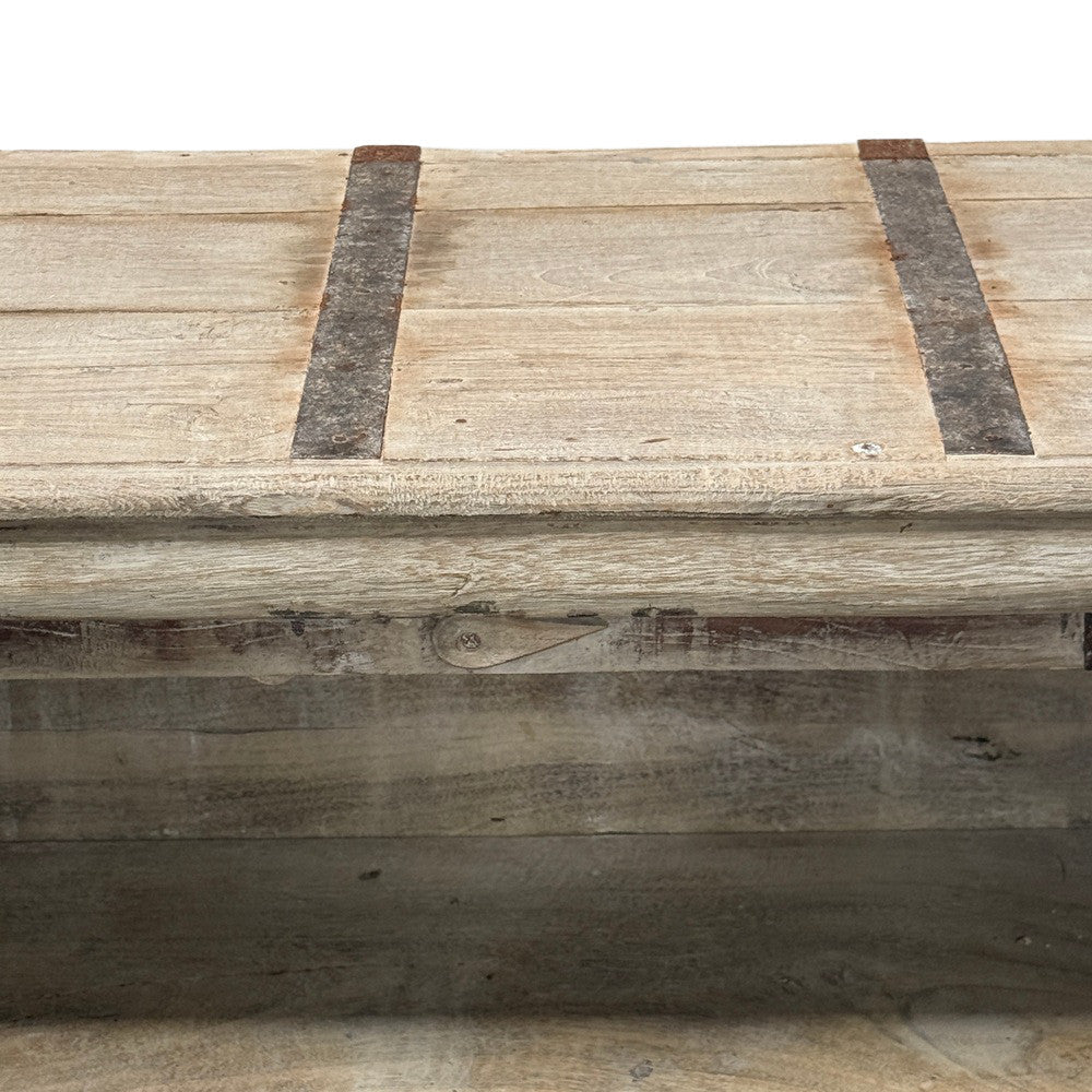 Vintage Indian Pitara Box With Doors - Berbere Imports