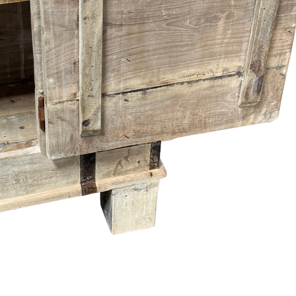 Vintage Indian Pitara Box With Doors - Berbere Imports