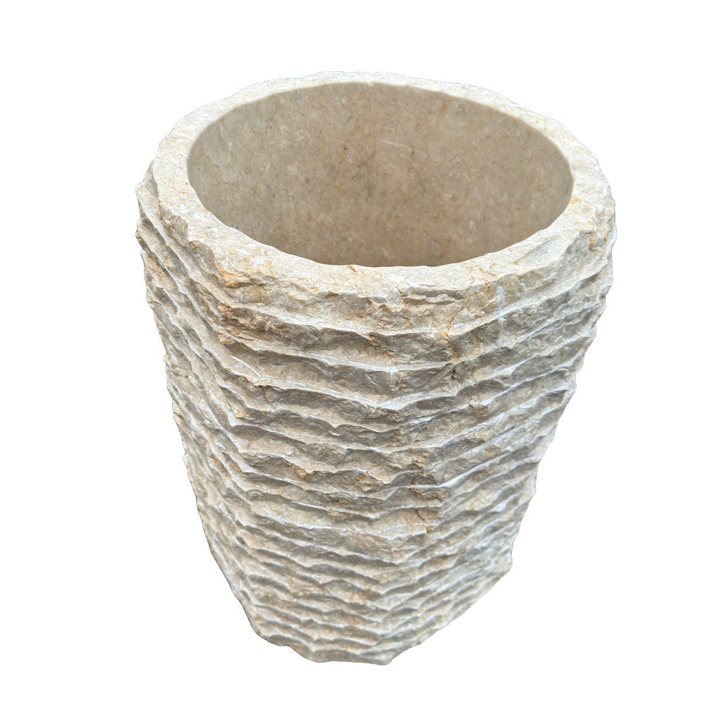 Marble Planter - Medium - Berbere Imports