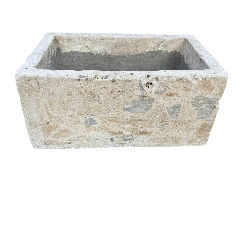 Antique Indonesian Limestone Planter - Berbere Imports