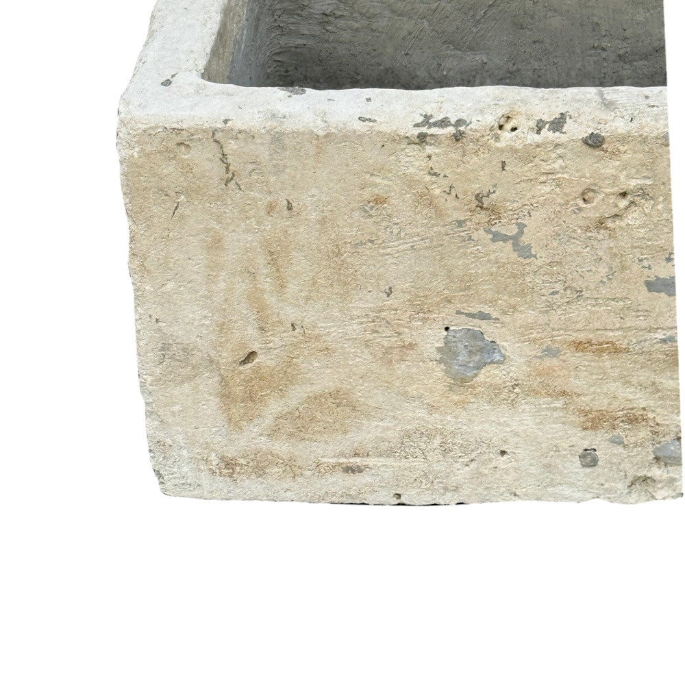 Antique Indonesian Limestone Planter - Berbere Imports