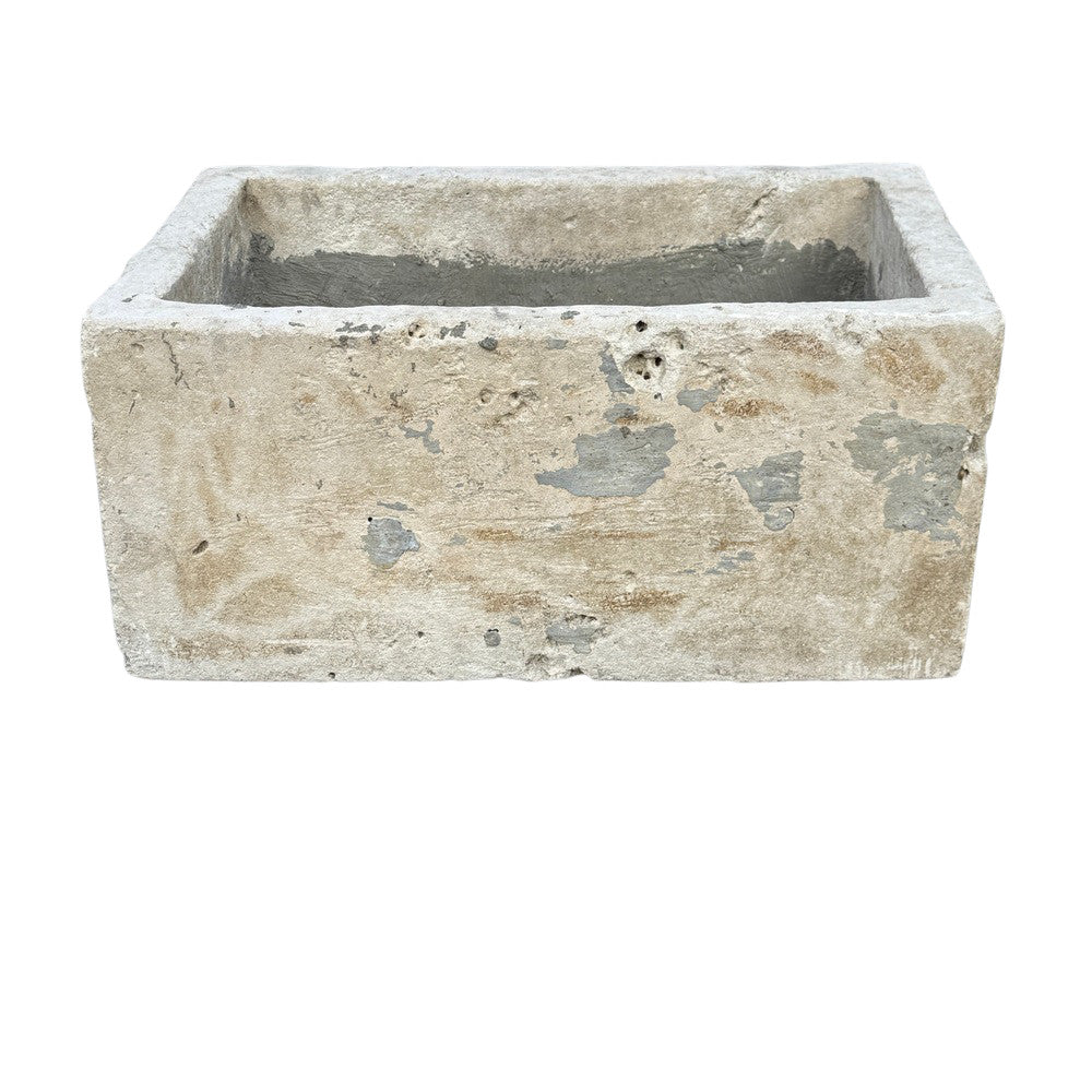 Antique Indonesian Limestone Planter - Berbere Imports