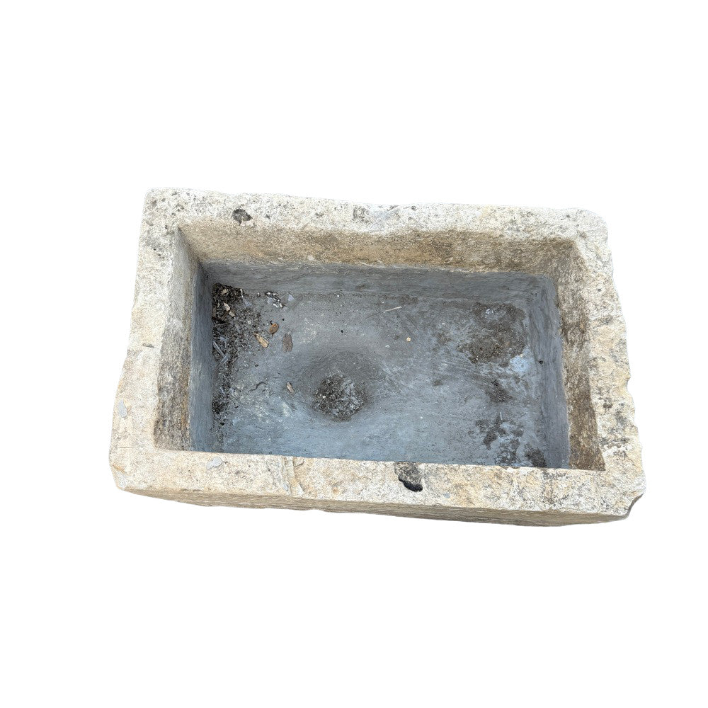 Antique Indonesian Limestone Planter - Berbere Imports