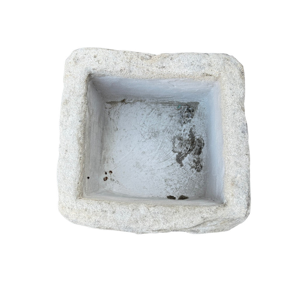 Antique Indonesian Limestone Planter - Berbere Imports