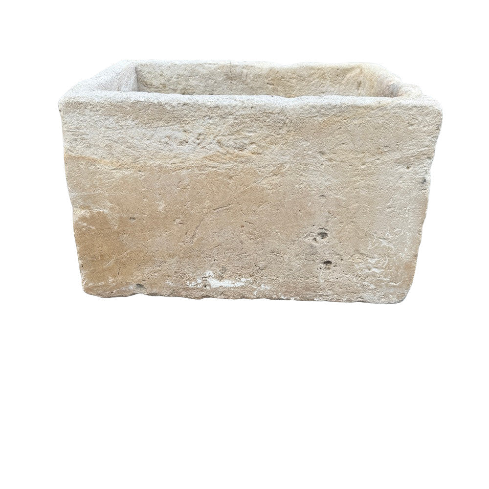 Antique Indonesian Limestone Planter - Berbere Imports