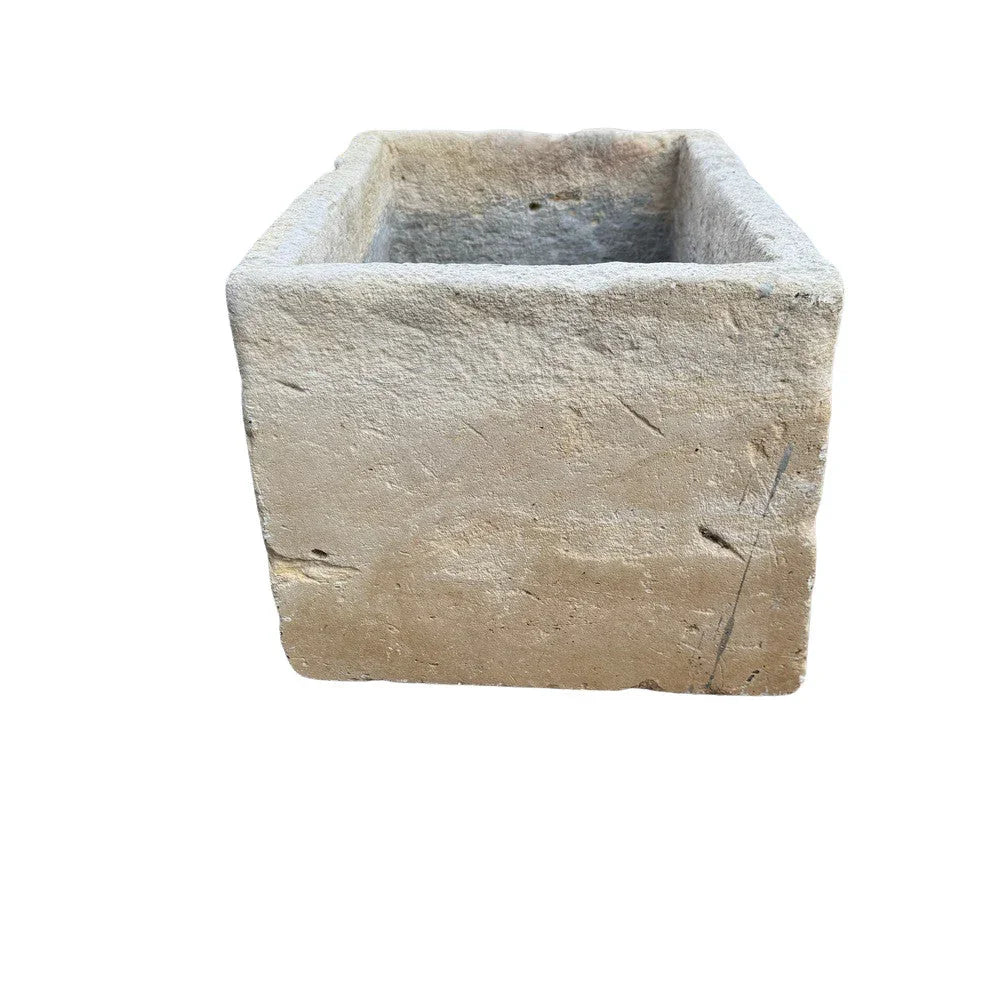 Antique Indonesian Limestone Planter - Berbere Imports
