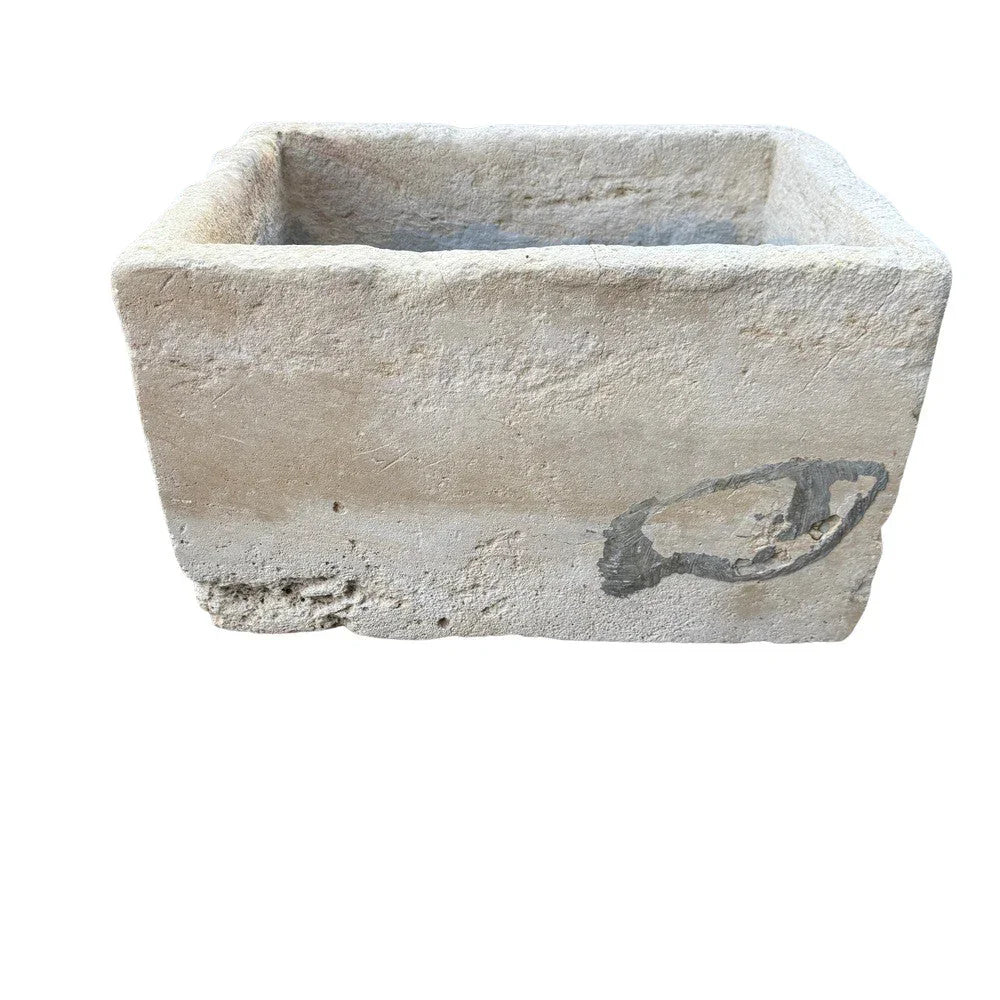 Antique Indonesian Limestone Planter - Berbere Imports