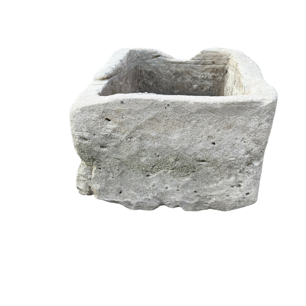 Antique Indonesian Limestone Planter - Berbere Imports