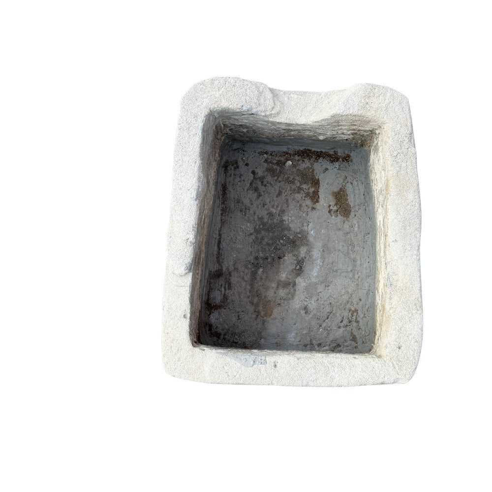 Antique Indonesian Limestone Planter - Berbere Imports