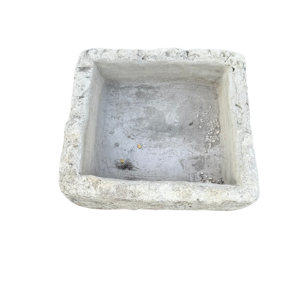 Antique Indonesian Limestone Planter - Berbere Imports