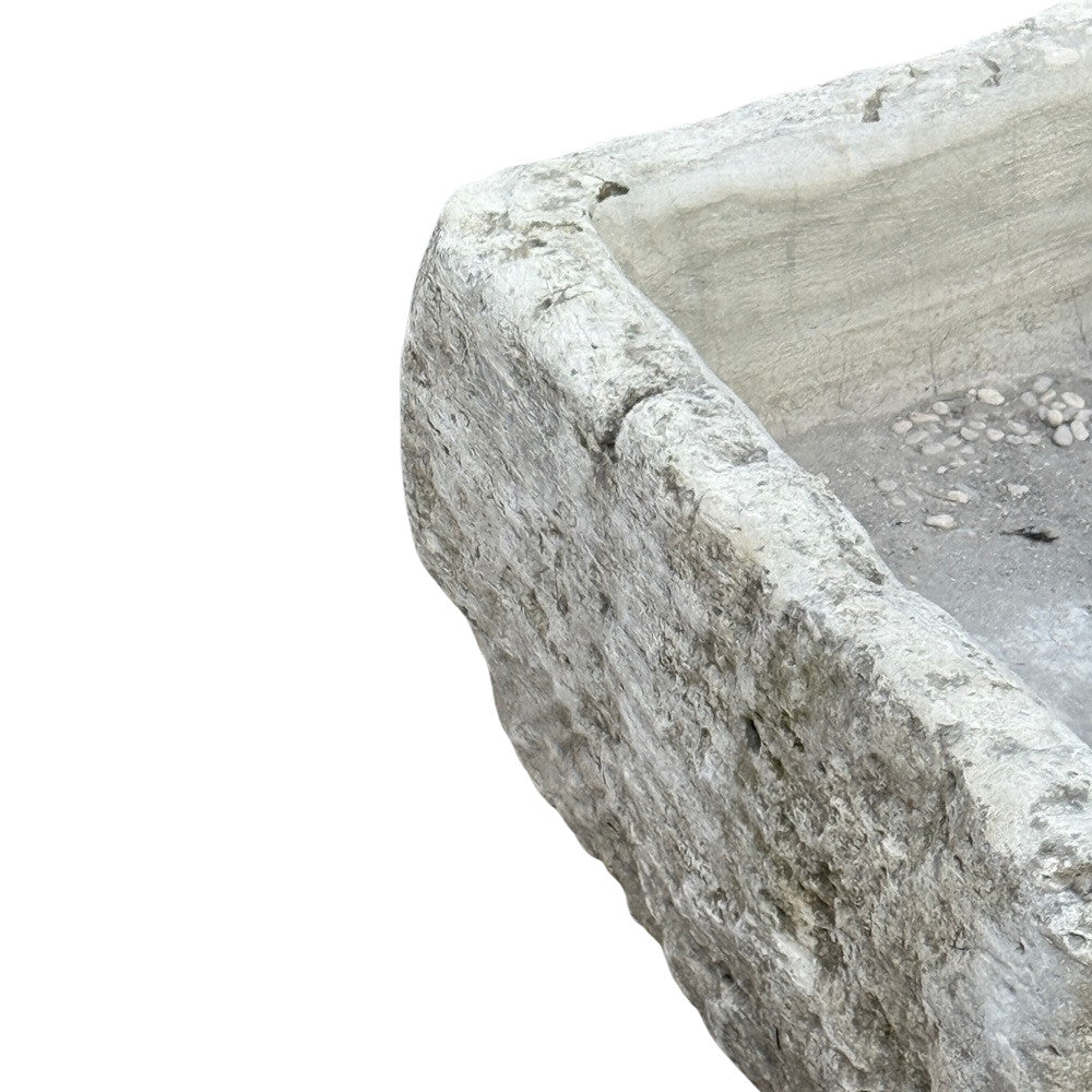 Antique Indonesian Limestone Planter - Berbere Imports