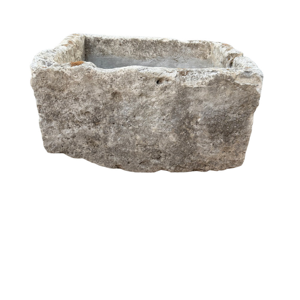 Antique Indonesian Limestone Planter - Berbere Imports