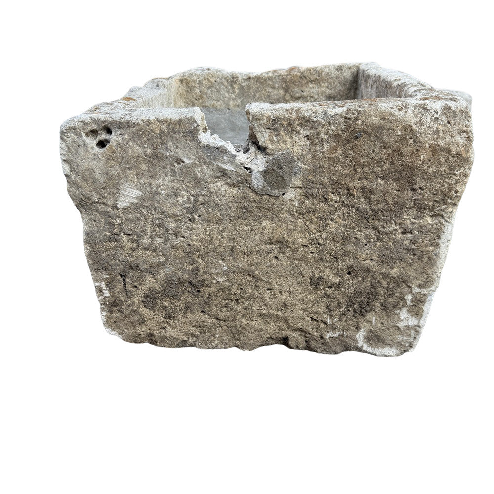 Antique Indonesian Limestone Planter - Berbere Imports