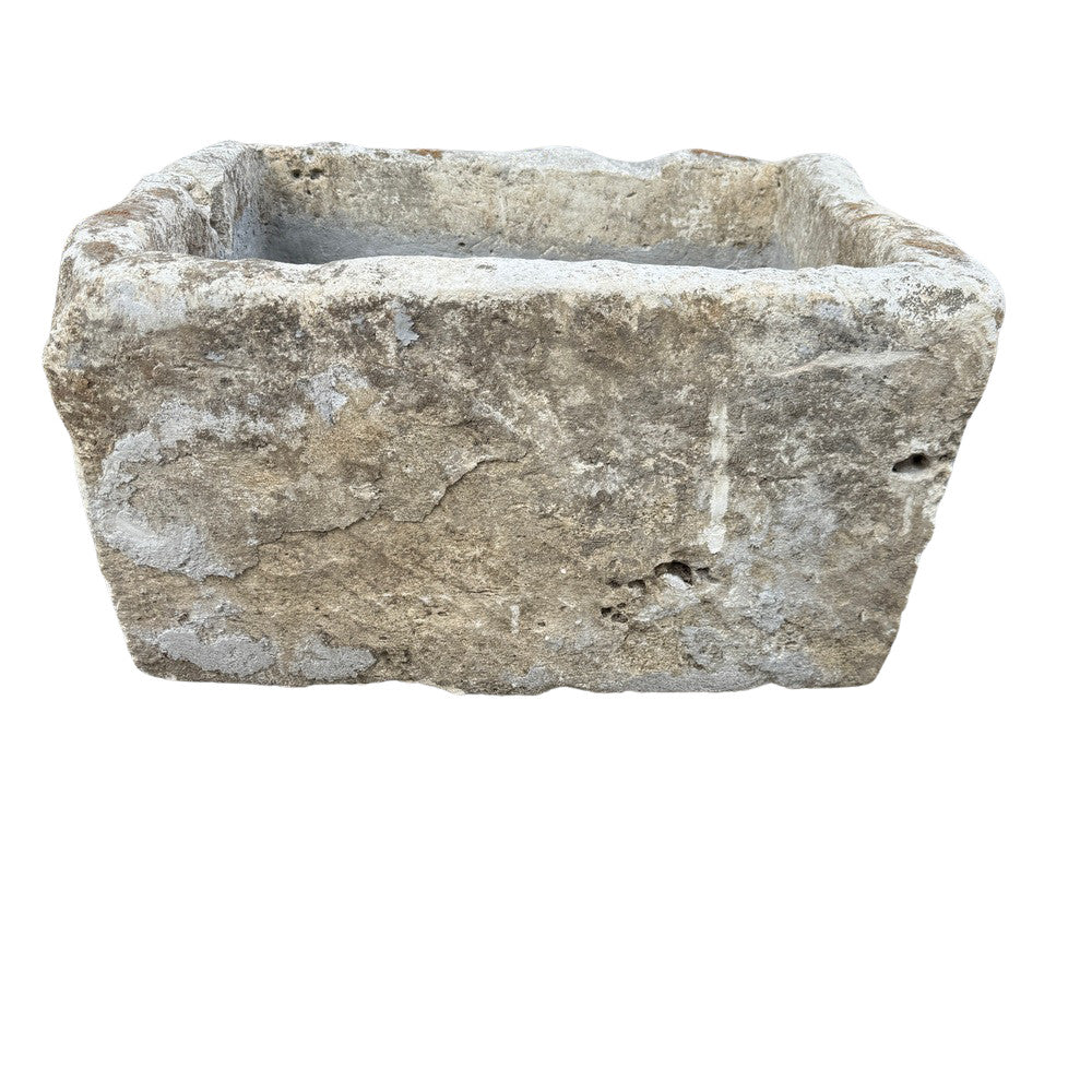 Antique Indonesian Limestone Planter - Berbere Imports