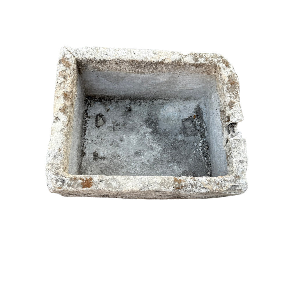 Antique Indonesian Limestone Planter - Berbere Imports