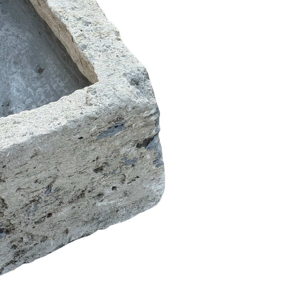 Antique Indonesian Limestone Planter - Berbere Imports