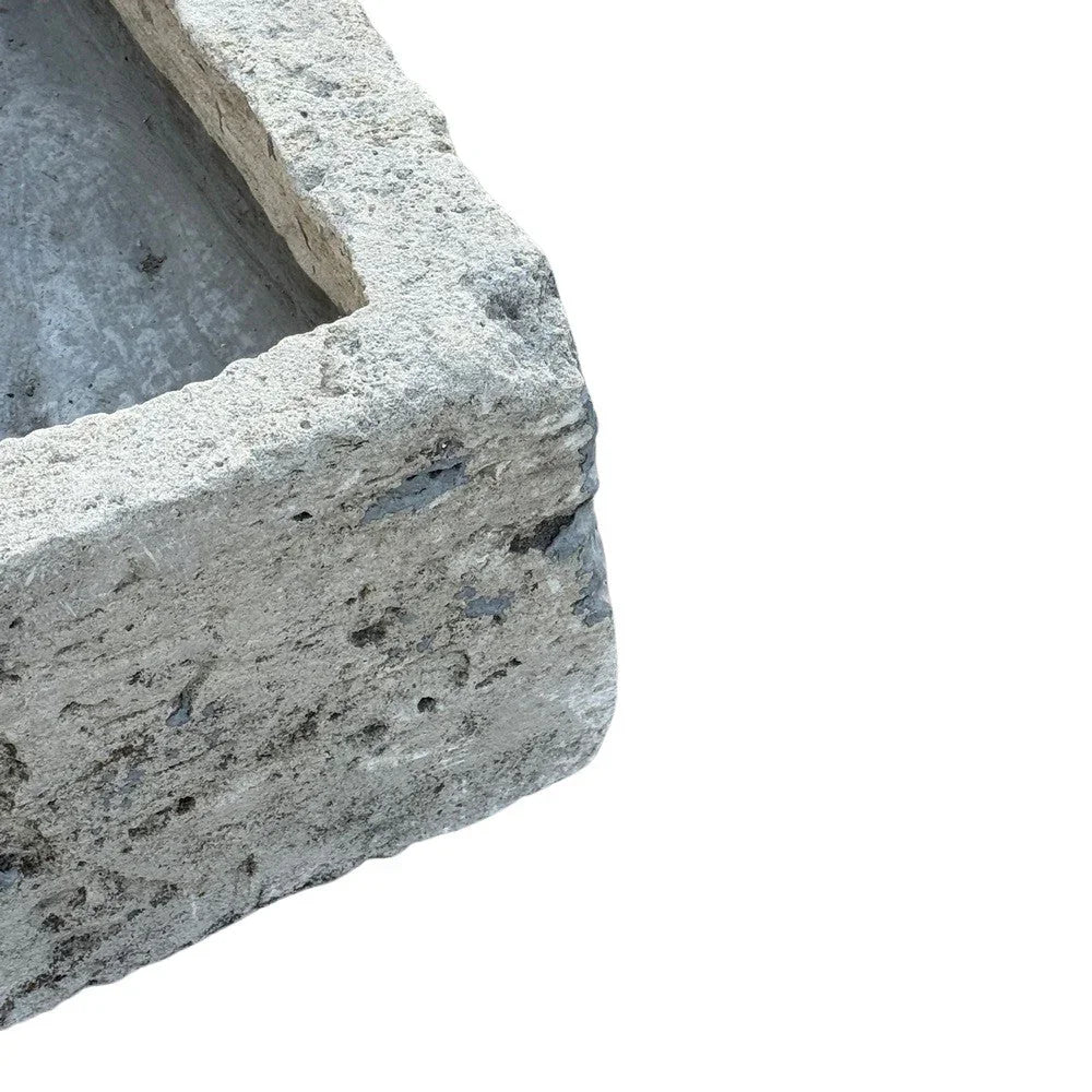 Antique Indonesian Limestone Planter - Berbere Imports