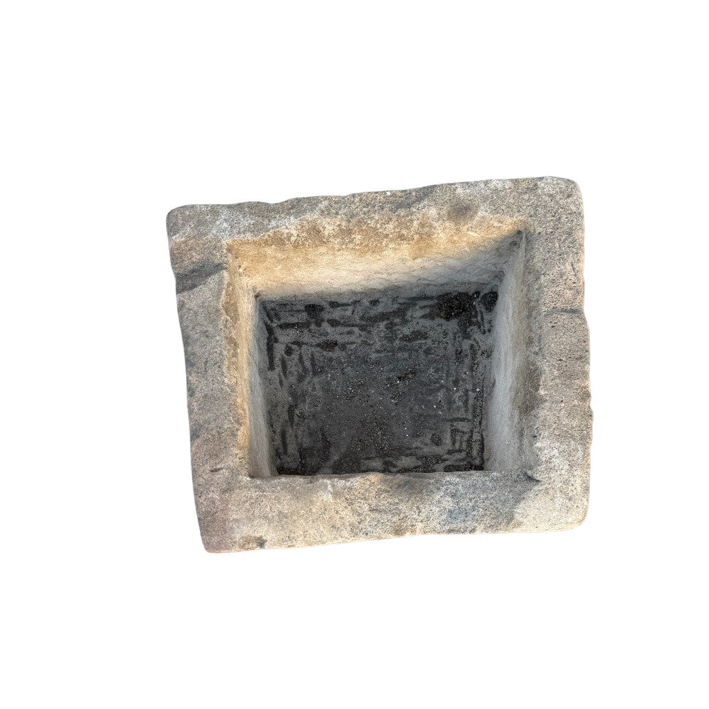 Antique Indonesian Limestone Planter - Berbere Imports