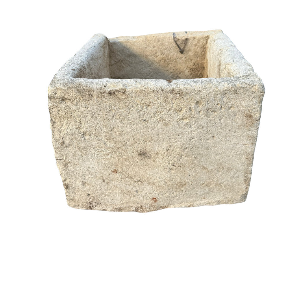 Antique Indonesian Limestone Planter - Berbere Imports