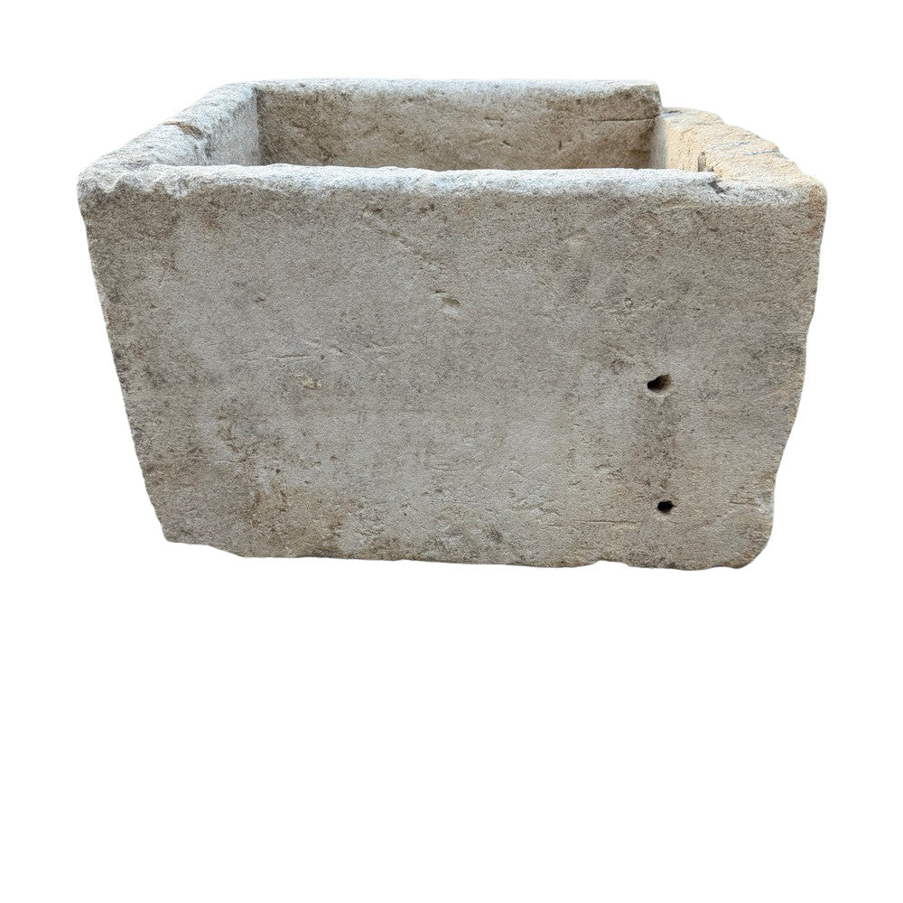 Antique Indonesian Limestone Planter - Berbere Imports