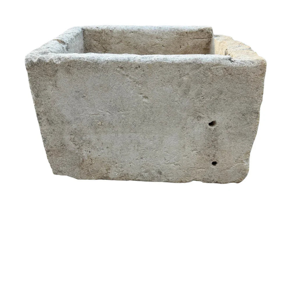 Antique Indonesian Limestone Planter - Berbere Imports