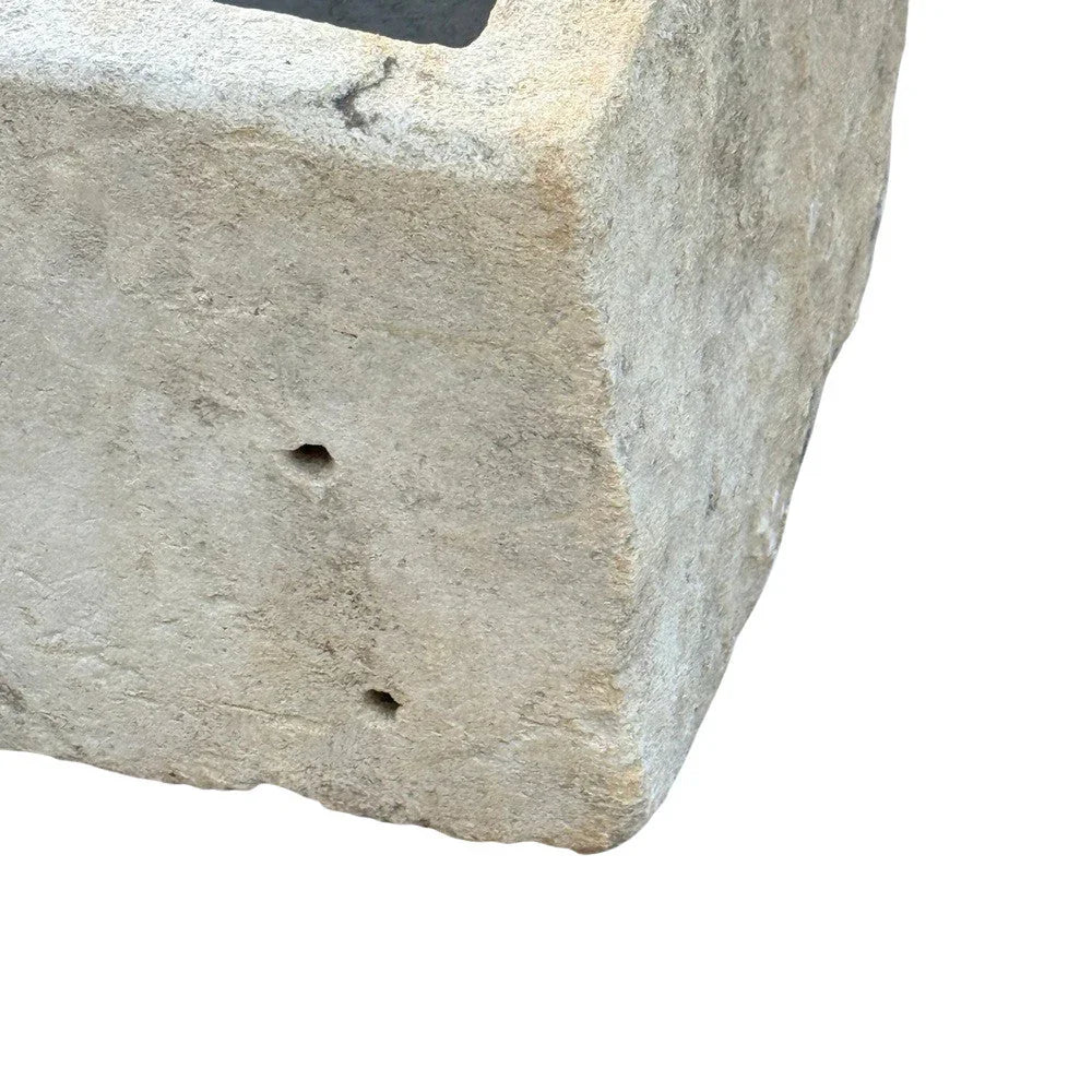 Antique Indonesian Limestone Planter - Berbere Imports